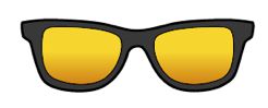 óculos esportivo lente amarela